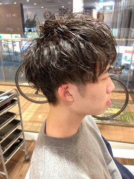 スカイ セカンド(SKY second) ゆるツイソフトマッシュ的なスタイル【理容室　橋本　相模原】