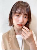 【GARDEN荒井夏海】大人可愛いカジュアルボブ