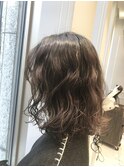 低温デジタルパーマで作るミディアムパーマ
