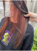 インナーカラー☆オレンジ