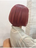 ミニボブ＊ダブルカラー＊ローズピンク【ZinaCENTRAL】