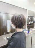 丸みショートボブ