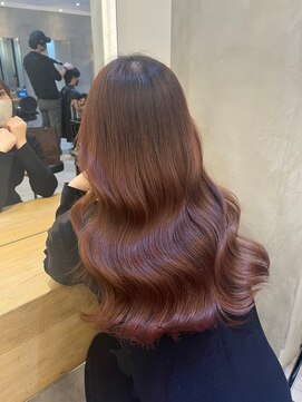 ジーナ セントラル銀座(Zina) ワンホンヘア*ピンクグラデーション【ZinaCENTRAL】