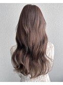 ゆる巻きロング_こなれヘア_シアーグレージュ_アースカラー