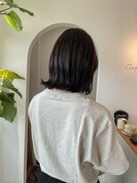 ゴカン(Gokan)&nbsp;オリーブグレージュカラーボブ/tsukasa