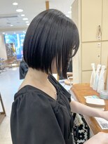 モリオ フロム ロンドン サッポロファクトリー店(morio FROM LONDON)&nbsp;【morio】札幌ボブ　ぱつっと黒髪かわいいボブ