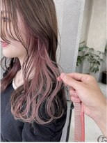 プアメリア 名古屋(Puamelia)&nbsp;トリートメント ブリーチなしダブルカラー 前髪縮毛矯正