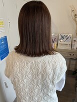 ロッカヘアエジェ(ROCCA hair eje.)&nbsp;切りっぱなしロブ/デザインカラー