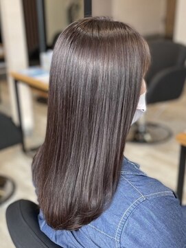 アトリエコア(Atelier Coa) 髪質改善トリートメントミルクティーベージュカラーくびれヘア