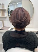 ◇大人可愛い20代30代40代50代前下がりショートボブ丸みショート