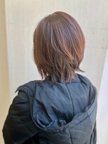 レジュール Rejouir オレンジブラウン/アプリコットオレンジ/フェザーショート