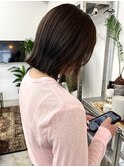 ぱつっとボブ