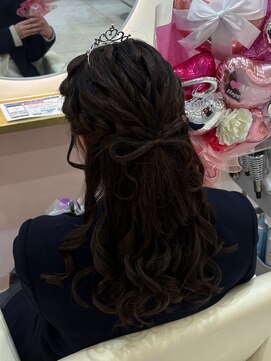 アリエス 大宮駅西口店(Aries) 髪の毛リボンハーフアップ