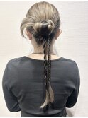 カチモリ×韓国風スタイル×ヘアアレンジ