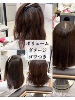 ダル 渋谷/表参道(DAL.)&nbsp;チリつき対策/美髪/イメチェン/ワイドバング/ブルーブラック