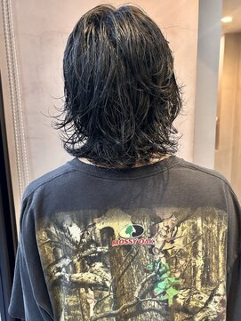 ヘアー アイス ルーチェ(HAIR ICI LUCE) レイヤーカット/メンズミディアム/ロン毛/メンズボブ/大矢