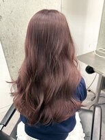 サンクプロジェクト(cinq PROJECT)&nbsp;ラベンダーミルクティーグレージュ韓国風顔まわりレイヤー原宿