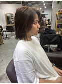 那覇美容室/おもろまち美容室/ヘイリーボブ/切りっぱなしボブ