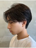 調布メンズパーマニュアンスパーマフェザーパーマセンターパート