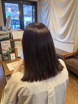 ココカラヘアー ニコ(cococara hair nico)&nbsp;カシスカラー/ピンクレッド