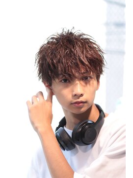 ブラック 横浜(BLUCK) 横浜駅/学割U24/メンズサロン/フェザーパーマ/シャドウパーマ