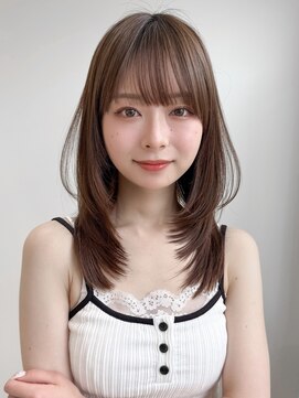 ロンドリメゾン 原宿(Lond re Maison.) 韓国顔周り/ハイレイヤーカット/ミディアムレイヤーカット/原宿