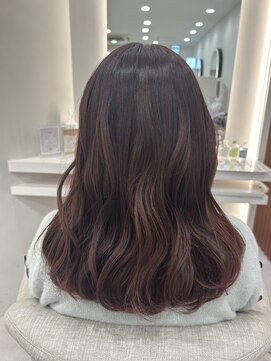 アイコニックナゴヤ(AIconic nagoya) ピンクカラー/ピンクブラウン/波巻き(by庄司)