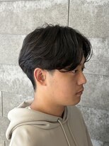 ニアウ 伊勢崎連取店(Niau) MEN’S HAIR/サーフカール/刈り上げセンターパート/伊勢崎