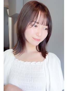 ヘアメイクアモーレ 光の森店(Hair Make Amore)の写真/【光の森】上品なグレイカラーで、1ヶ月後も再度感動する美髪へ。縮毛矯正×髪質改善メニューと相性◎