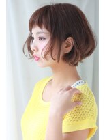 ドアベルヘアリビング(Door Bell hair Living)&nbsp;ショートバング×エアリーカールボブ