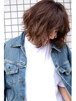 ミラバイグリーン(Mira by green)&nbsp;loose purple ash bob#1