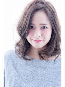 ミエル ヘア 新宿(miel hair) 【mielhair新宿】ふんわりミルキーアッシュ