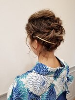 グランシュ 青葉台店(GranCieux)&nbsp;ふんわりアレンジ浴衣ヘアセット☆