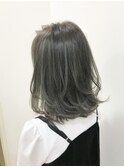 【EIGHT金沢】お客様スタイル_デザインカラー_ミディアム