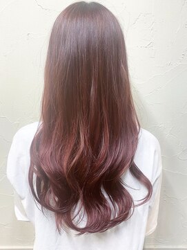 シュリット(schritt) ブリーチピンクバイオレット チェリーピンク 渋谷 uchida