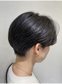 大人可愛いマッシュショートボブハンサムショートイメチェン