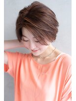 ケイト(kate)&nbsp;kate 大宮　前髪無しかきあげショート×ショコラベージュ