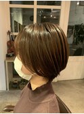 大人カワイイ×丸みショート
