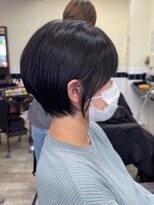 ラッキーヘア 加古川(Lucky Hair)&nbsp;暗髪☆透け感ショート【カドワキ】
