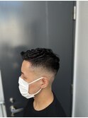 スキンフェード緩パン