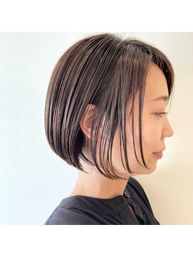 ニコラ(NICOLA) ミニボブ/ショート/白髪染め/白髪ぼかし/30代40代50代