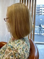 リベア トウキョウ 東大島店(Rever Tokyo)&nbsp;前下がり/ホワイトグレージュ/大人かわいい/[東大島/東大島駅]