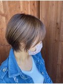 ショートヘア×ヘアカラー＃20代30代40代50代＃福岡飯塚＃美容室