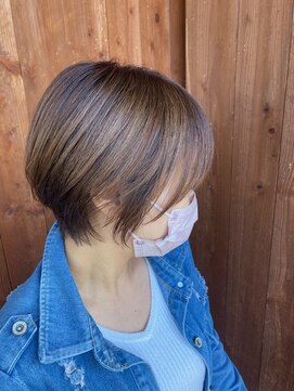 リミックス 飯塚店(Remix) ショートヘア×ヘアカラー＃20代30代40代50代＃福岡飯塚＃美容室