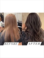 ヘアーサロン アモル(HAIR SALON Amor) ハイライトレイヤーカットダブルカラーイルミナカラー縮毛矯正