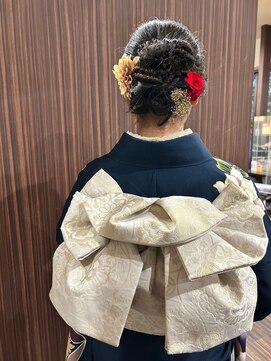 エフプロモーションフローラ(FLORA) はたちの集いヘアセット
