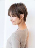 20代30代大人ショートイメチェンフルバング似合わせカット
