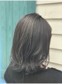 アッシュグレージュカラーヘルシースタイル