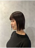 切りっぱなしボブ