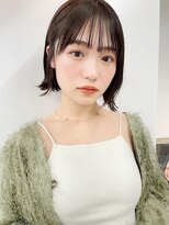 ロシェ 横浜店(loche)&nbsp;オリーブベージュ×前髪ショートダブルカラー×横浜